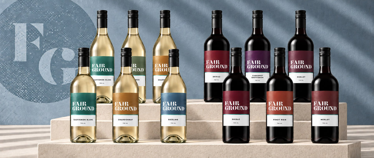 A mixed dozen of Fairground wines